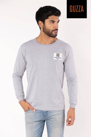 Polo de Trabajo Manga Larga Gris